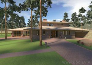 Укрдизайнгруп udg  архітектурне проектування львів Приватний будинок з бібліотекою